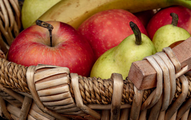 istock Basket of fruit 1427664322