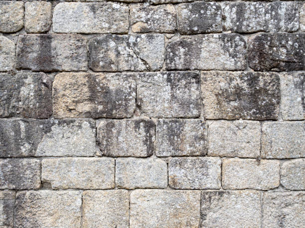 istock Wall texture with stonework of gray color. Concept background, texture, architecture. 1427666822