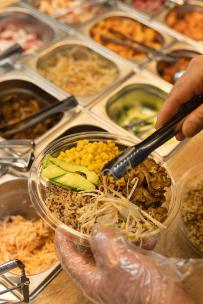 istock Fast food buddha bowl ingredients 1427668247