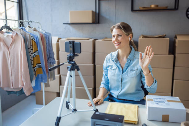 istock Making social media content for online store 1427670371