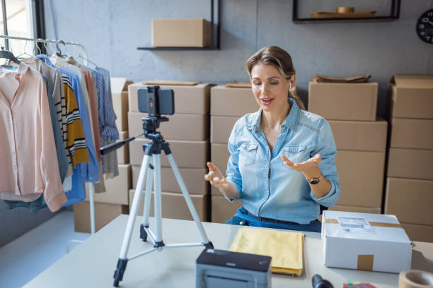 istock Making social media content for online store 1427670376