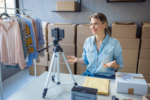 istock Making social media content for online store 1427670382