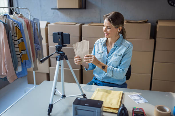istock Making social media content for online store 1427670423