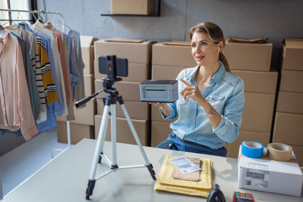 istock Making social media content for online store 1427670947