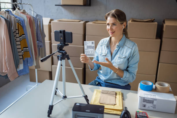 istock Making social media content for online store 1427670956