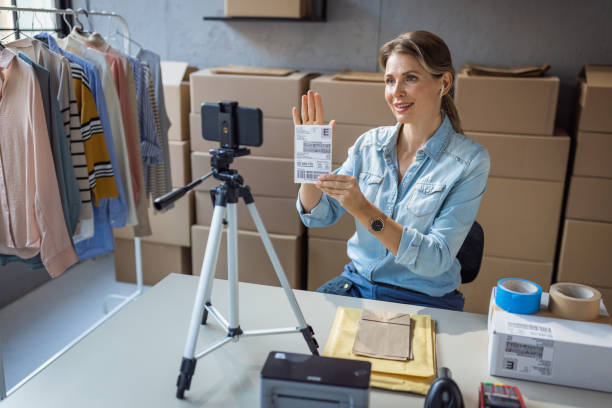 istock Making social media content for online store 1427670957