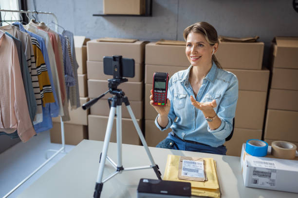 istock Making social media content for online store 1427670966