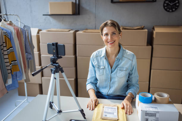 istock Making social media content for online store 1427670978