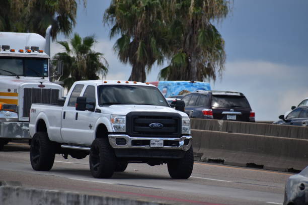 Ford Truck cruising on I-45 in Houston, Texas 2022