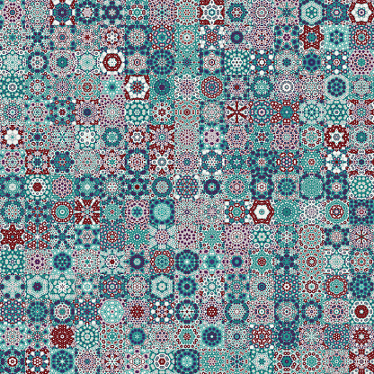 Abstract multiple pattern collection, set.