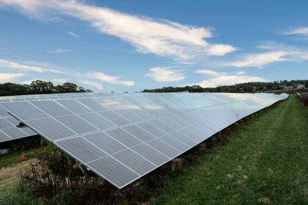 istock Solar Panels in a Field in Maine 1427677086