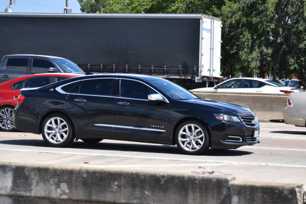 Chevy Impala cruising on I-45 in Houston, Texas 2022
