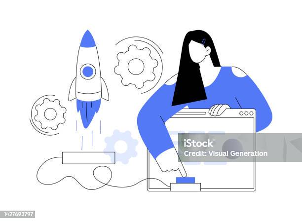 Visual Startup Image Startup Abstract Concept Vector Illustration Stock Illustration ...