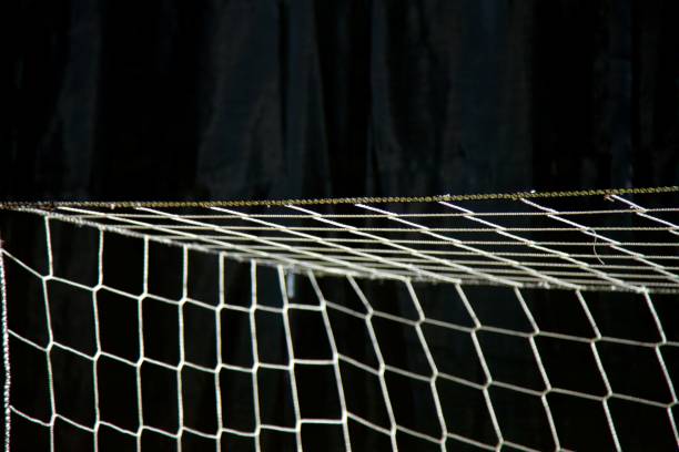istock Close up on a soccer goal net 1427696095