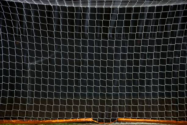 istock Close up on a soccer goal net 1427696144