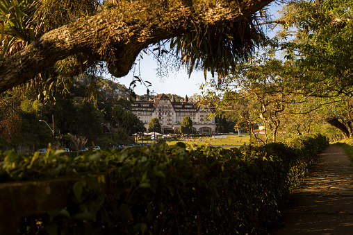 The Palácio Quitandinha is a historic former luxury resort hotel in Petrópolis, State of Rio de Janeiro, Brazil.