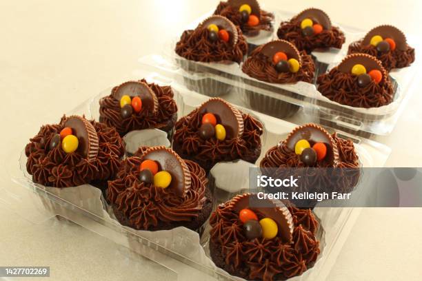 Reeses Cupped Cakes Stock Photo - Download Image Now - Cake, Canada, Color Image