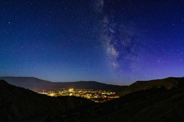 istock Gypsum Colorado at Night 1427706157