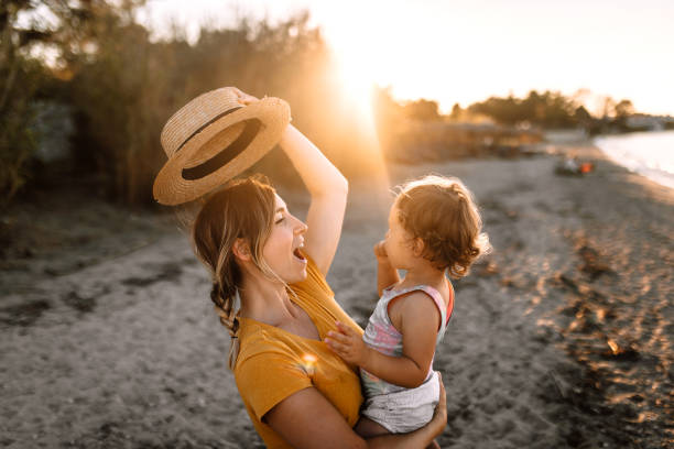 istock Morning walk on the beach. 1427707738