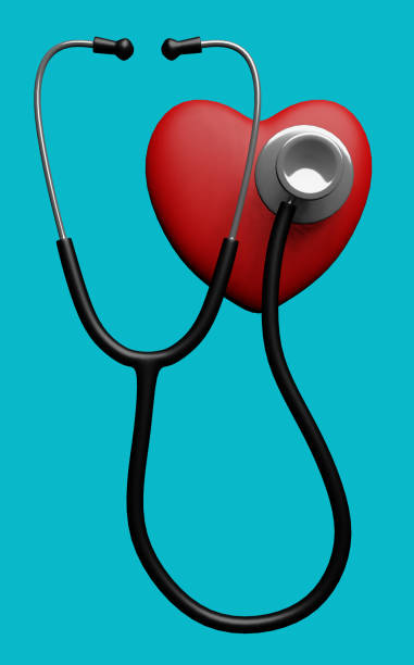 istock Isolated of Red heart and stethoscope 1427707838