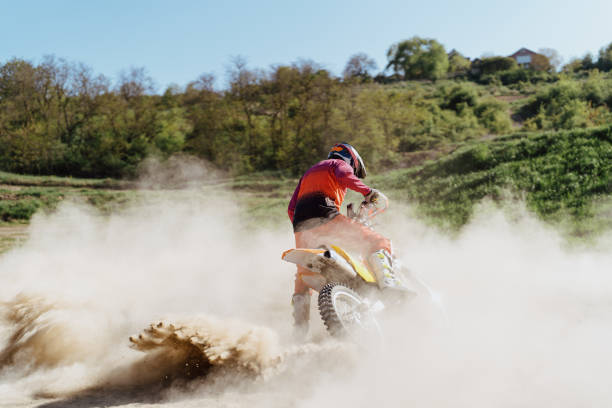 istock Adrenaline, Motocross rider in action. 1427711522