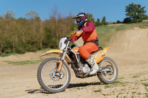 istock Adrenaline, Motocross rider in action. 1427711536