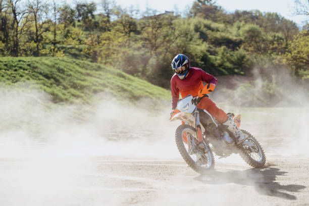 istock Adrenaline, Motocross rider in action. 1427711540