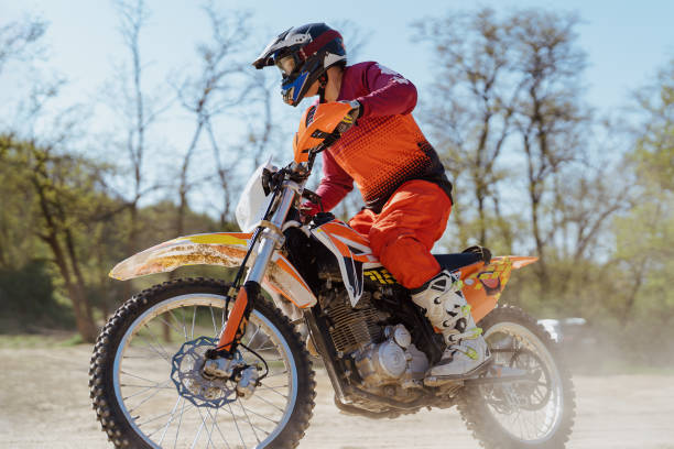istock Adrenaline, Motocross rider in action. 1427711549
