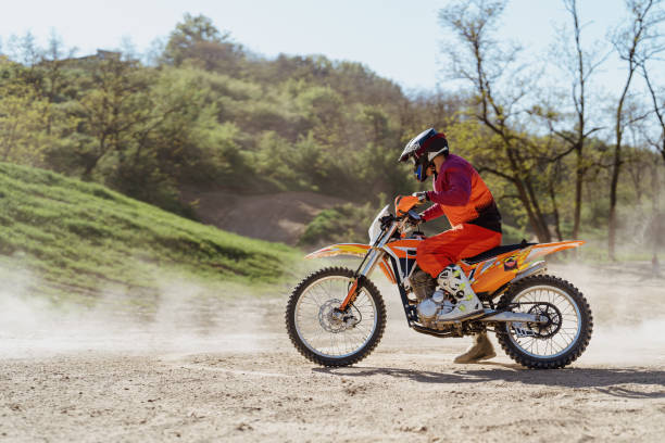 istock Adrenaline, Motocross rider in action. 1427711551