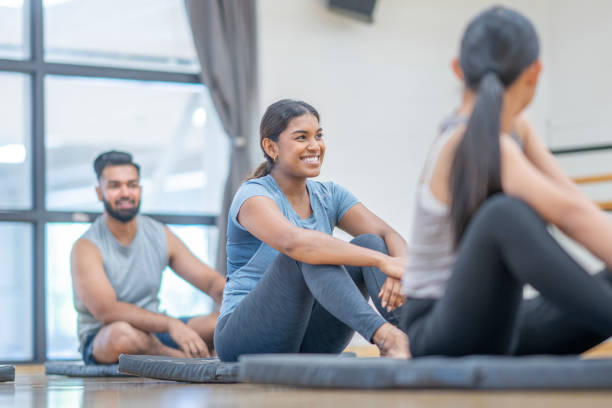 istock Taking a Break During Fitness Class 1427711594
