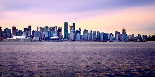 istock Cityscape of Vancouver at sunset. 1427716266