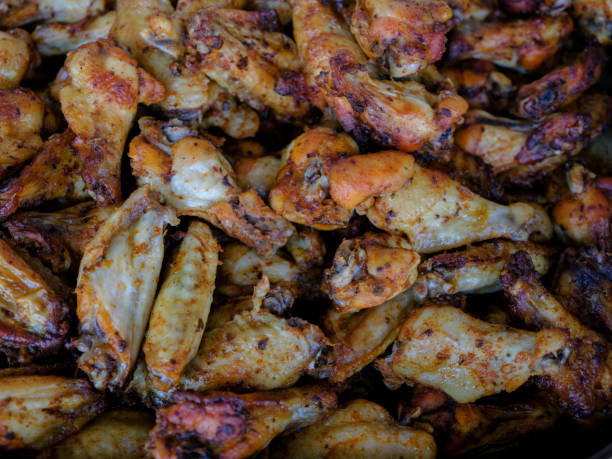 istock fried delicious chickens on plate 1427720160