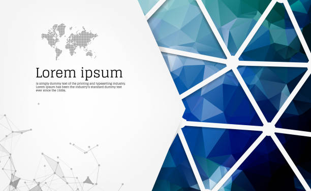 Free Stock Photo of Abstract low poly design on dual-tone background ...