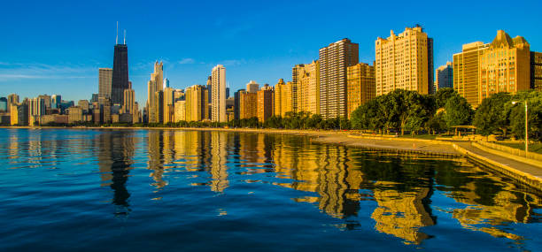 istock Chicago,IL Gold Coast Reflections 1427721679