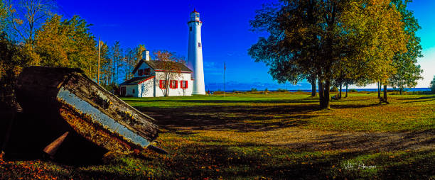 istock Sturgeon Point Lighthouse, Harrisville,MI 1427721799