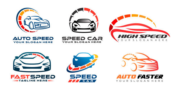 Car Logo design icon set . Automotive Logo Vector Template Car Logo design icon set . Automotive Logo Vector Template racecar stock illustrations