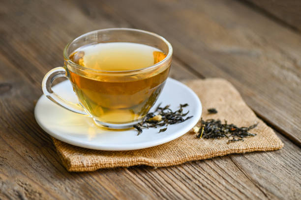 istock tea herbal on tea cup with chinese dry tea on wooden table 1427801821