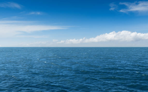 istock panorama of clear blue sky and dramatic cloud, and sea 1427804086