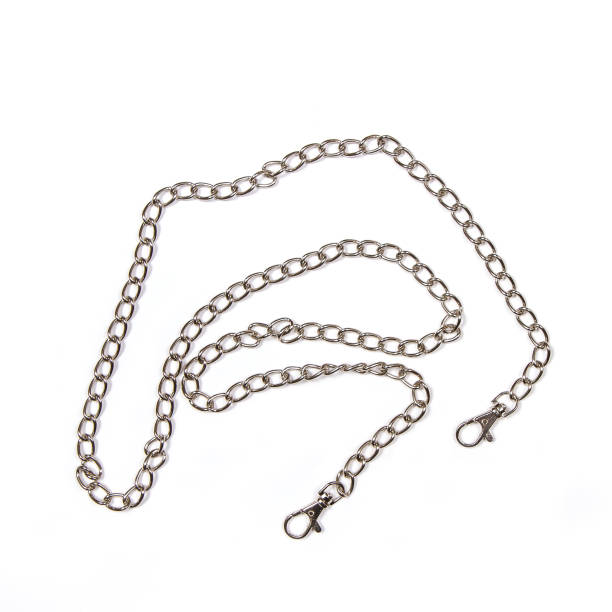 istock Metal chain for the bag on a white background. 1427830541