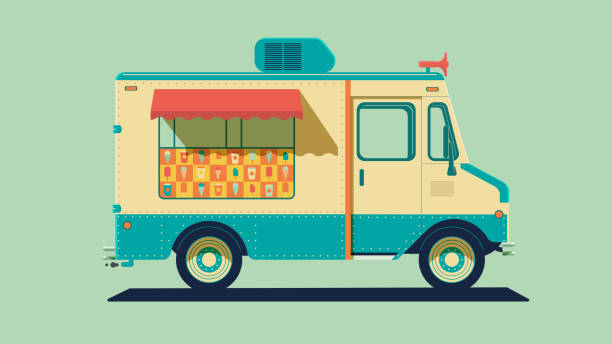 istock Ice cream machine on the street of the city 1427831685