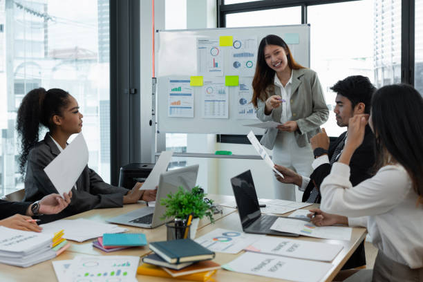 istock Multicultural Business people meeting at board room to brainstorming strategy workshop business 1427858816