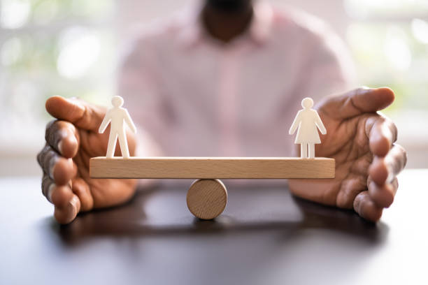 istock Equal Gender Balance And Parity 1427875859