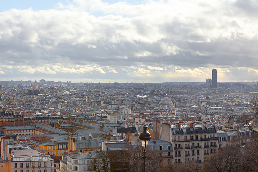 Paris City Panorama . European Capital City Panoramic View