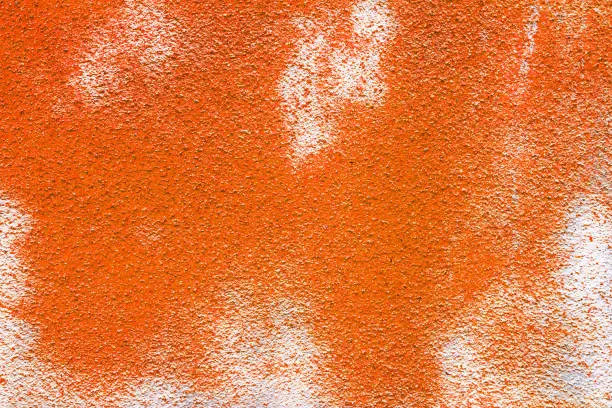 Orange concrete wall for textures and background