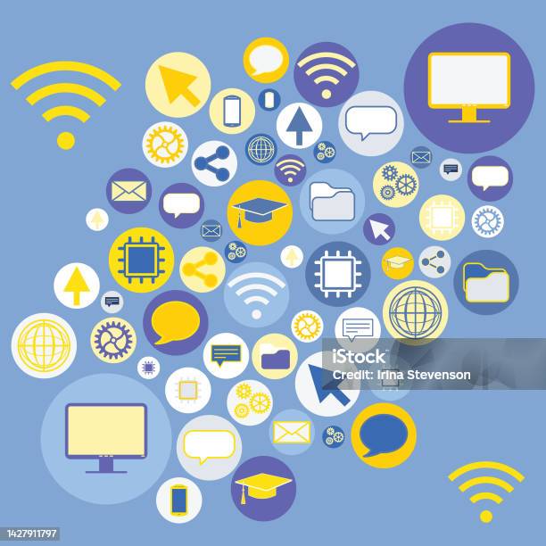 Digital Elements Examples Digital Elements Stock Illustration - Download Image Now - Business ...