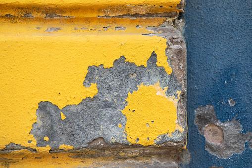Blue and yellow coloured textured background