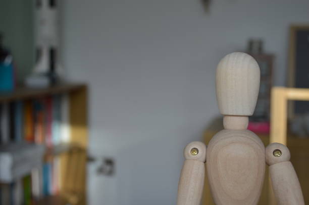 istock Top of an Artist Dummy On a Table 1427925181