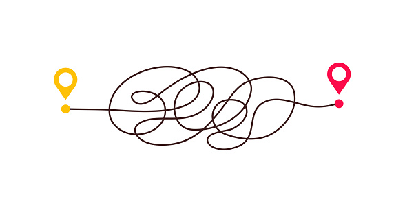 Diffcult Way Difficult Way Chaos Path From Point A To B Complex Chaos Simplifying ...