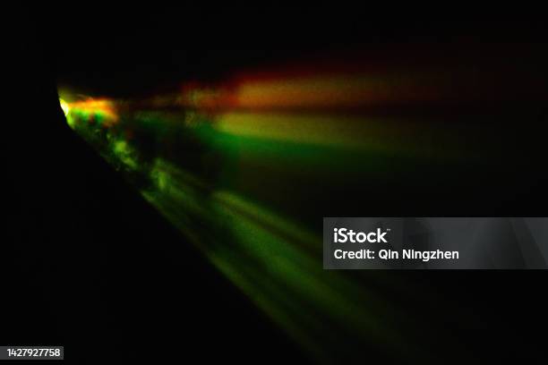 Beams Of Colored Spotlights In The Dark Stock Photo - Download Image Now - Ignorance, Light - Natural Phenomenon, No People