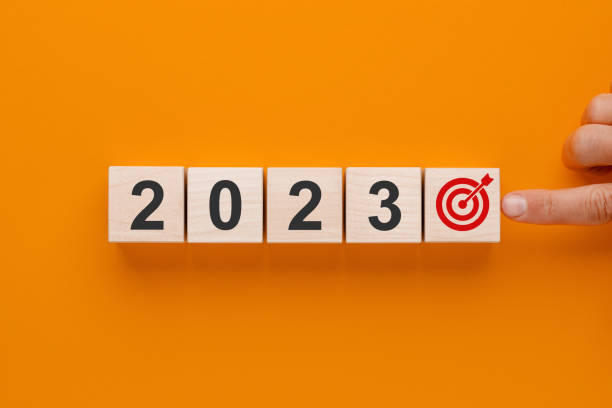 istock Goal 2023 new year. 1427929637